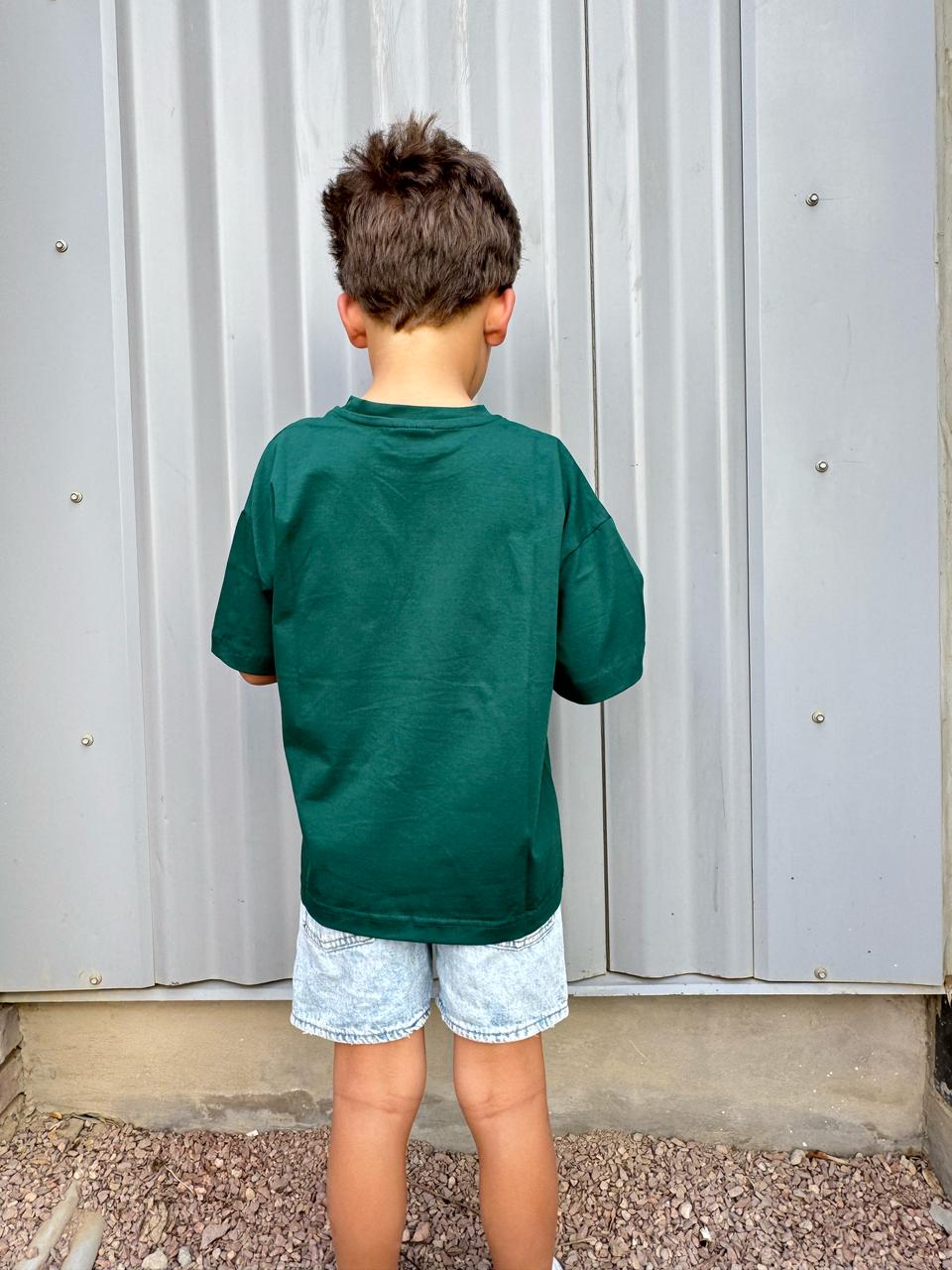 Basic Oversized T-Shirt Green