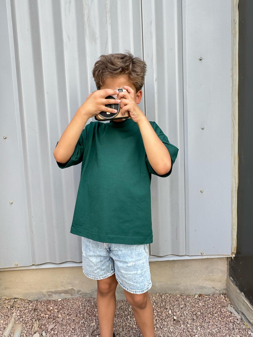 Basic Oversized T-Shirt Green