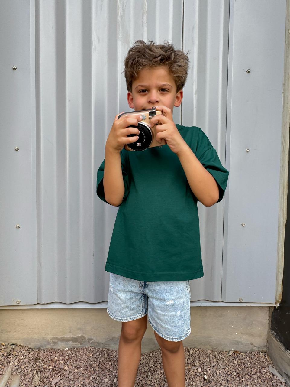 Basic Oversized T-Shirt Green