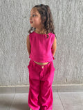 Linen Set in Pink
