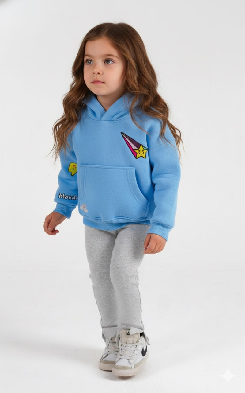 Shooting Star Fleeced Sweatshirt