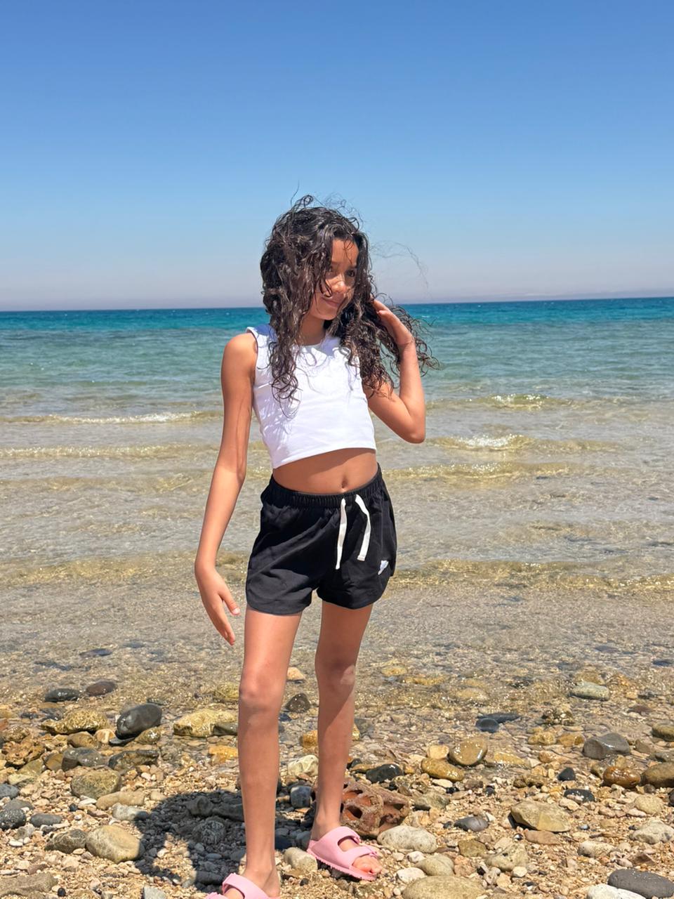 Cotton embroidery Short