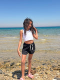 Cotton embroidery Short